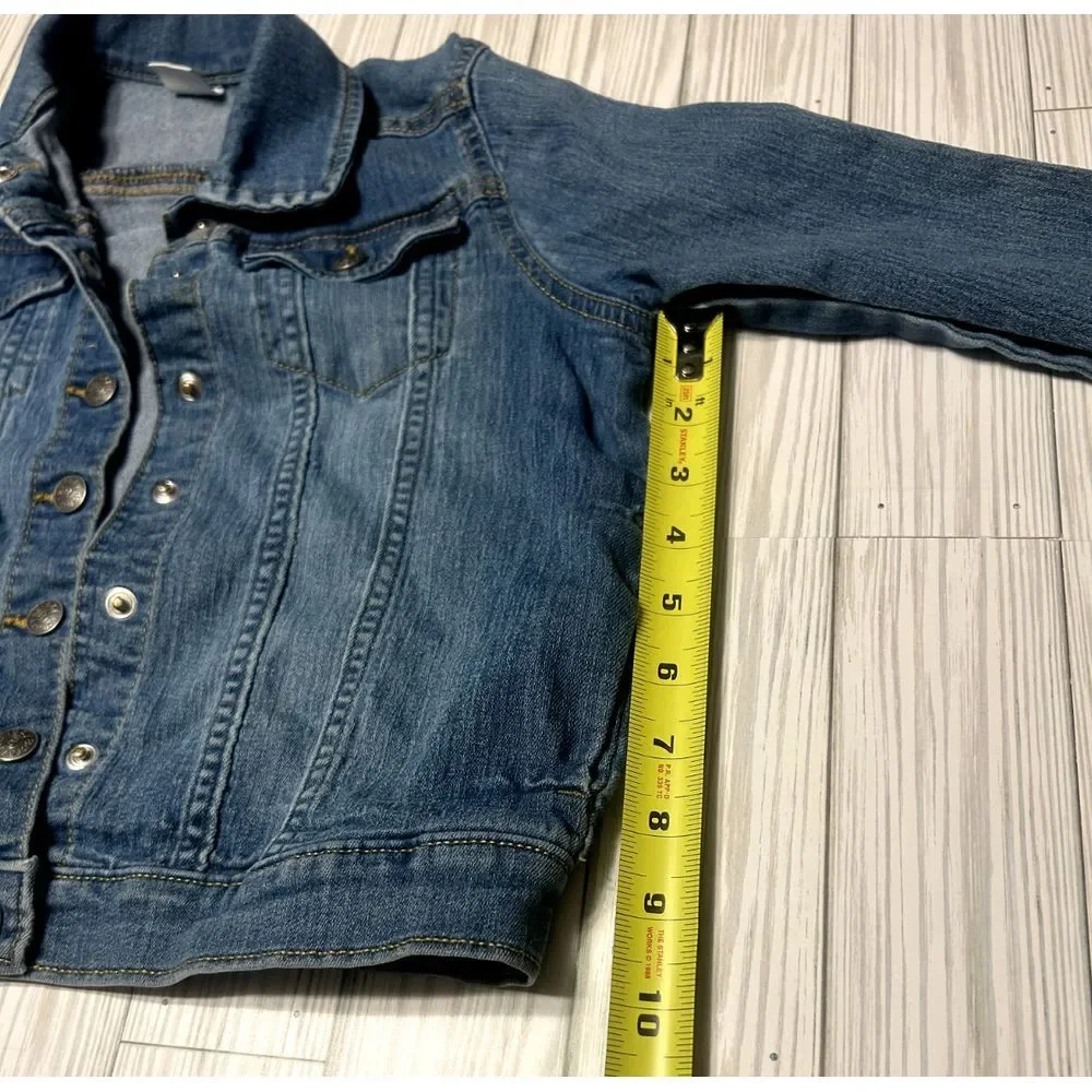 Crazy 8‎ Girls Blue Jean Denim Jacket Size Medium 7/8
